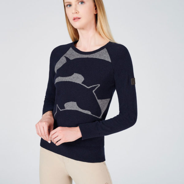 Finstickad tröja Vestrum Bourges Knitwear | Navy