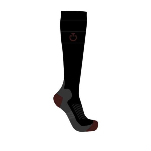 Ridstrumpa Cavalleria Toscana CT Ultimate Work Sock | Navy/grå/bordeaux