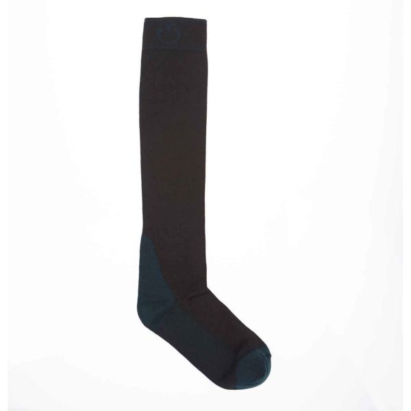 Ridstrumpa Cavalleria Toscana CT Work Sock | Svart/grön