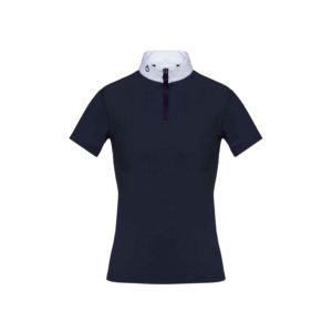 Tävlingsskjorta Cavalleria Toscana Jersey SS Competition Polo W/Knit Jacquard Back