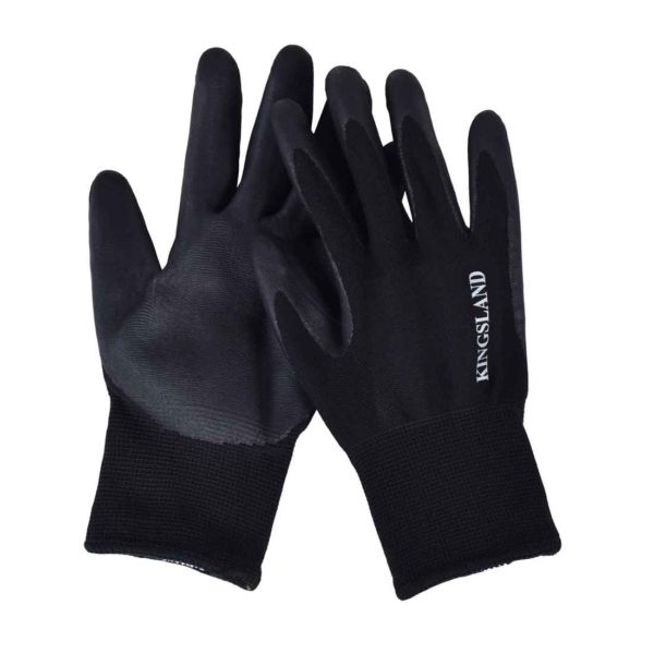 Stallhandske/arbetshandske Kingsland Savoonga Working Gloves | Svart