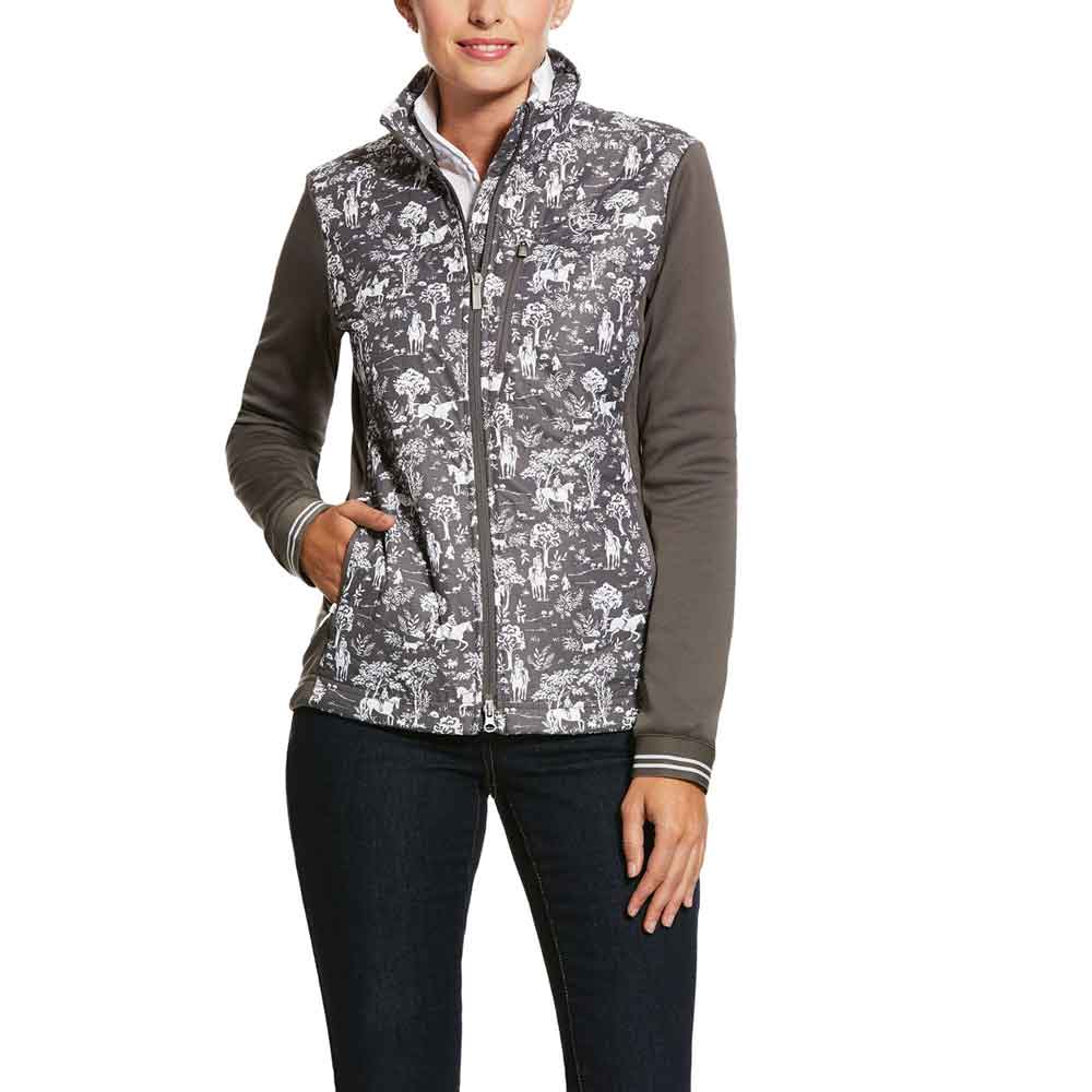 Funktionsjacka Ariat Woman's Hybrid Insulated Jacket | Plum Grey Toile Funktionsjacka Ariat Woman's Hybrid Insulated Jacket | Plum Grey Toile