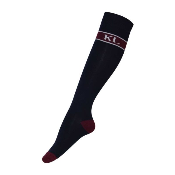 Ridstrumpa Kingsland Devon Unisex Coolmax Knee Socks | Burgundy