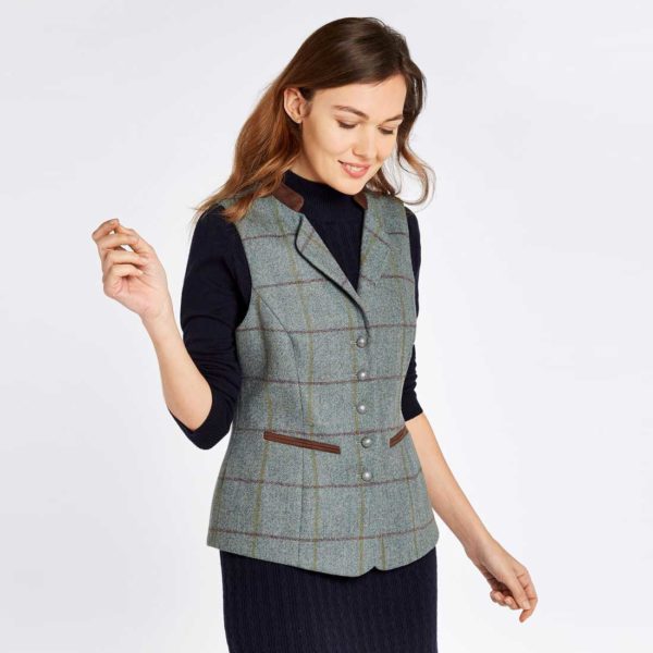 Dubarry Spindle Tweed Waistcoat | Sorrel