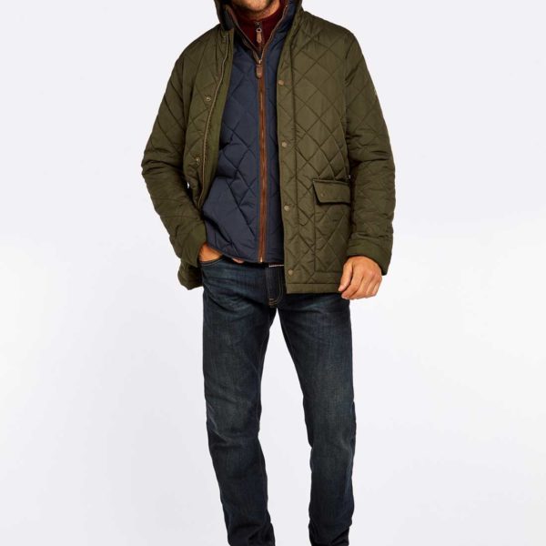 Dubarry Adare Quilted Jacket | Olive