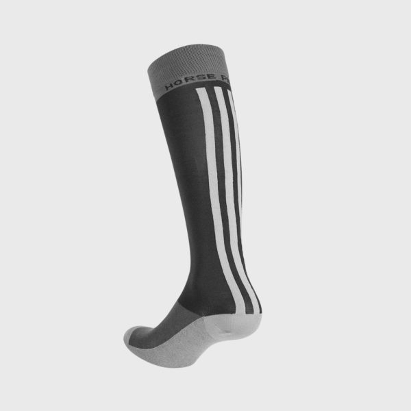 Ridstrumpa Horse Pilot Light Socks | Svarta