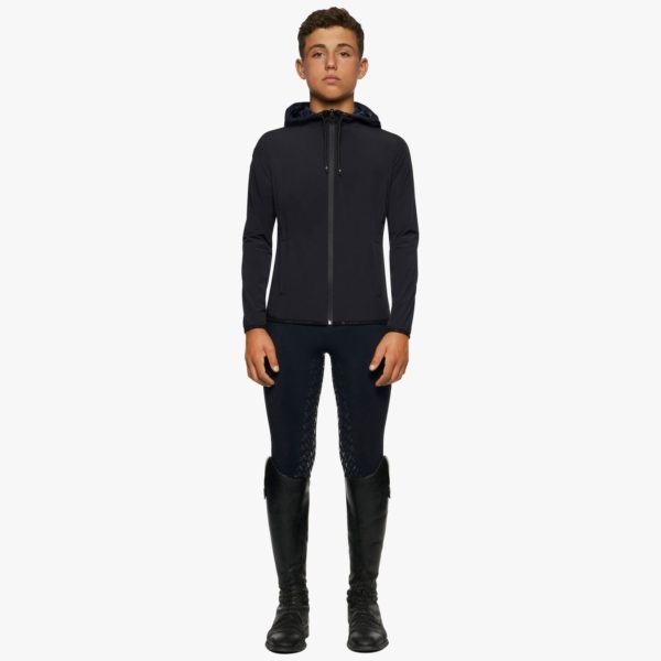 Regnjacka Cavalleria Toscana CT Waterproof Hooded Zip Jacket | Navy