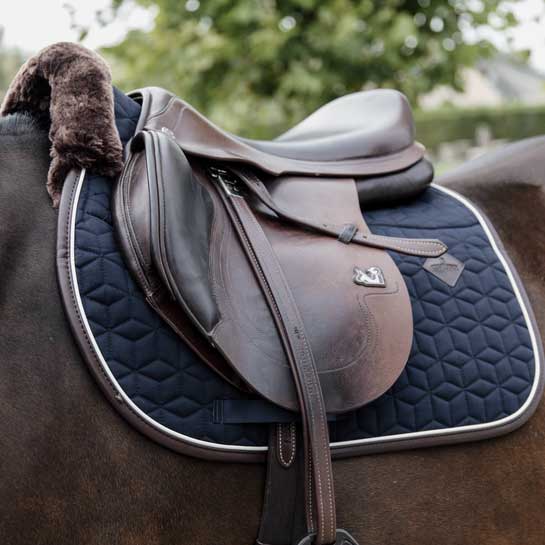 Schabrak Kentucky Horsewear Skin Friendly Saddle Pad Jumping | Navy