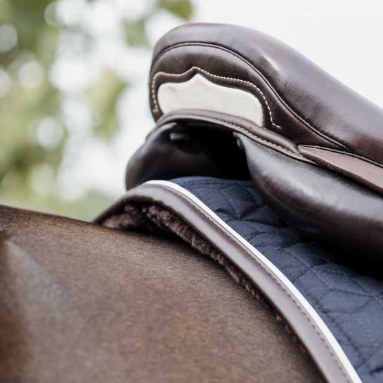 Schabrak Kentucky Horsewear Skin Friendly Saddle Pad | Navy
