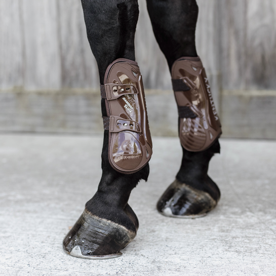 Benskydd Kentucky Horsewear Tendon Boots Bamboo Elastic | Brun