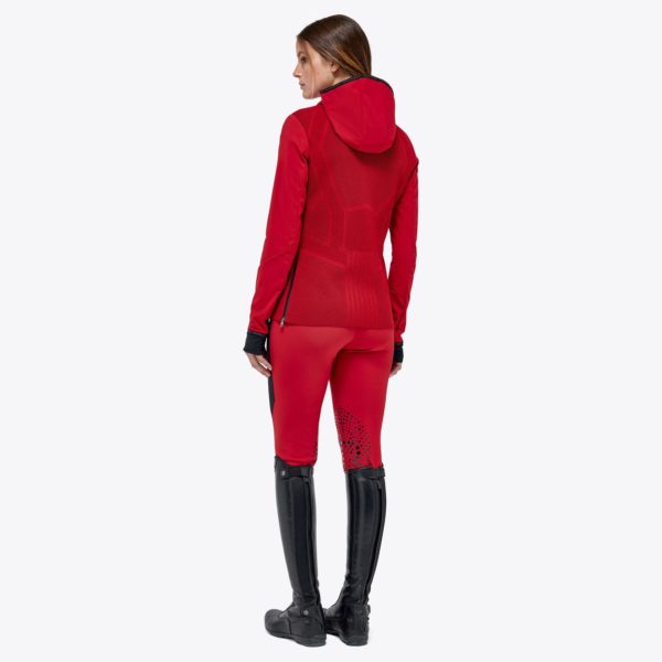 Funktionsjacka Cavalleria Toscana REVO Red Label Jersey Tech Knit Hooded Softshell | Röd