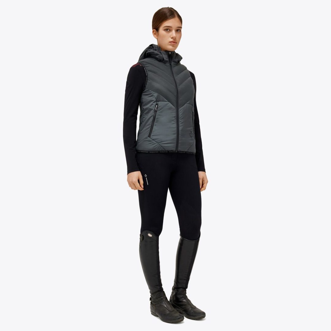 Väst Cavalleria Toscana REVO Laser Cut Logo Nylon Puffer Vest