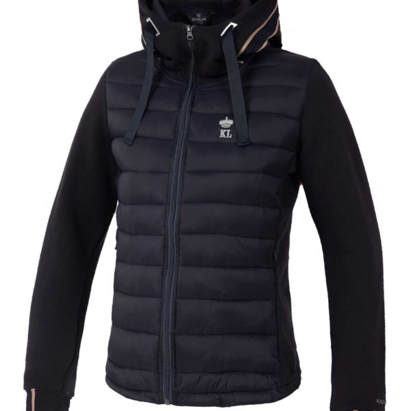 Jacka Kingsland KLdesire Ladies Padded Hood Jacket | Navy