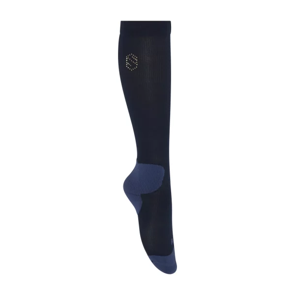 Ridstrumpa Samshield Balzane Soft Sock | Navy Holographic