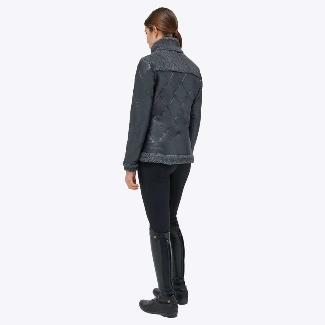 Jacka Cavalleria Toscana Nylon/Fleece Quilted Full Zip
