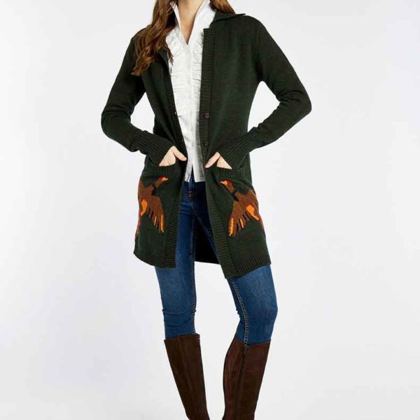 Dubarry Dromore Knitted Cardigan | Olive