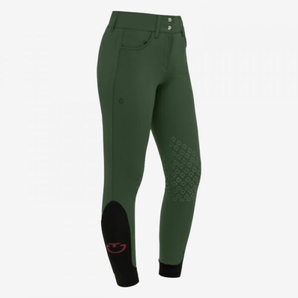 Knäskodd ridbyxa Cavalleria Toscana American Breeches | Forest Green