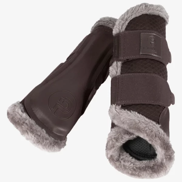 Benskydd Tendon Boots Mesh Faux Fur Platinum 24 | Bruna