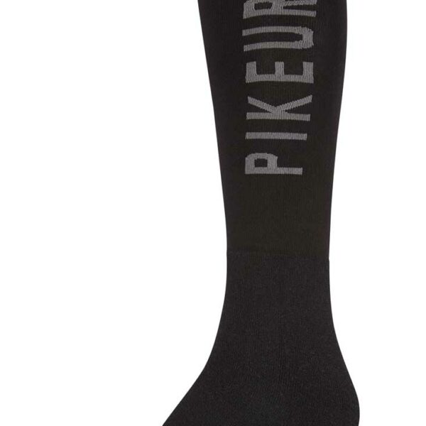 Ridstrumpa Pikeur Knee Socks Sports 6733 | Svart