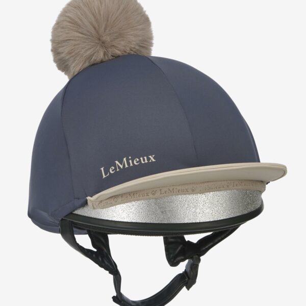 Ridhjälmsöverdrag LeMieux Pom Hat Silk | Dusk / Almond