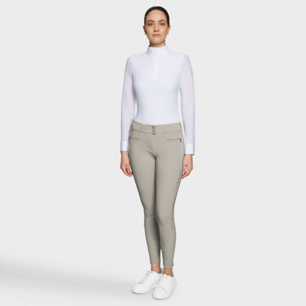 Helskodd ridbyxa Samshield Clara Premium | Beige