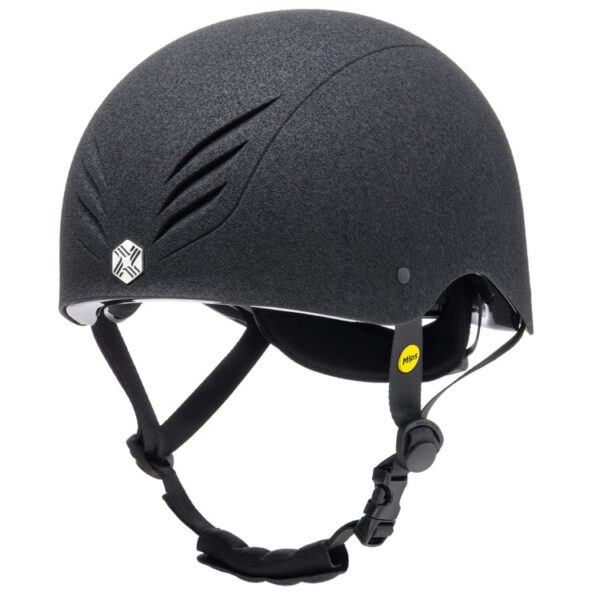 Ridhjälm Charles Owen EQx Phoenix | Black/Chrome