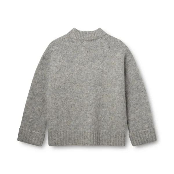 Kopenhaken Studio Ull Stickad tröja | Dark Gray Melange