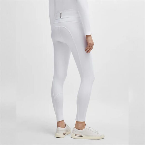 Knäskodda ridbyxor BOSS Equestrian Hannah Knee Grip | Vita