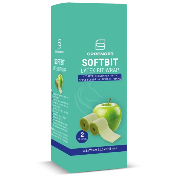 Latexbandage sprenger softbit med äppelsmak